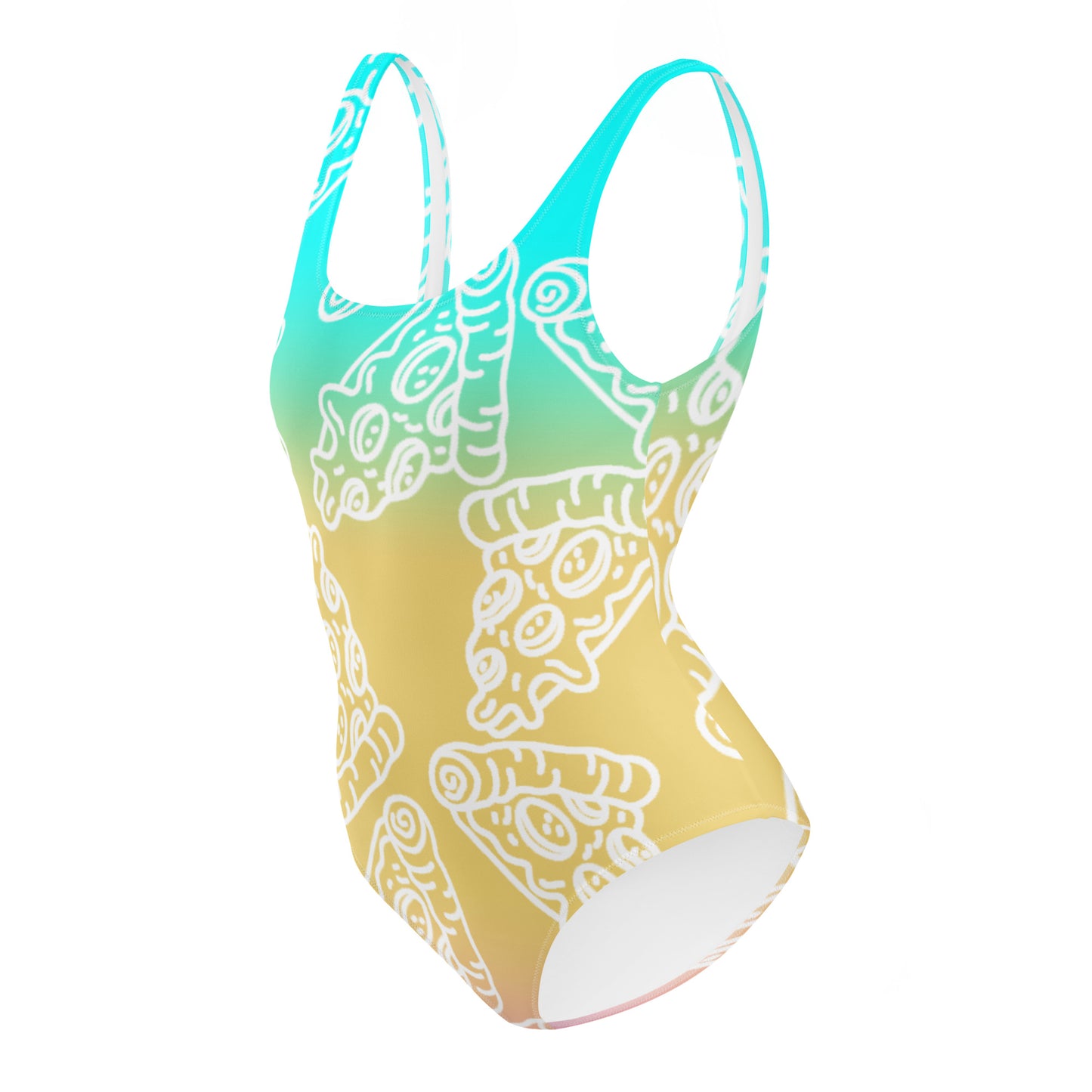Tropical Pizza One-Piece Swimsuit