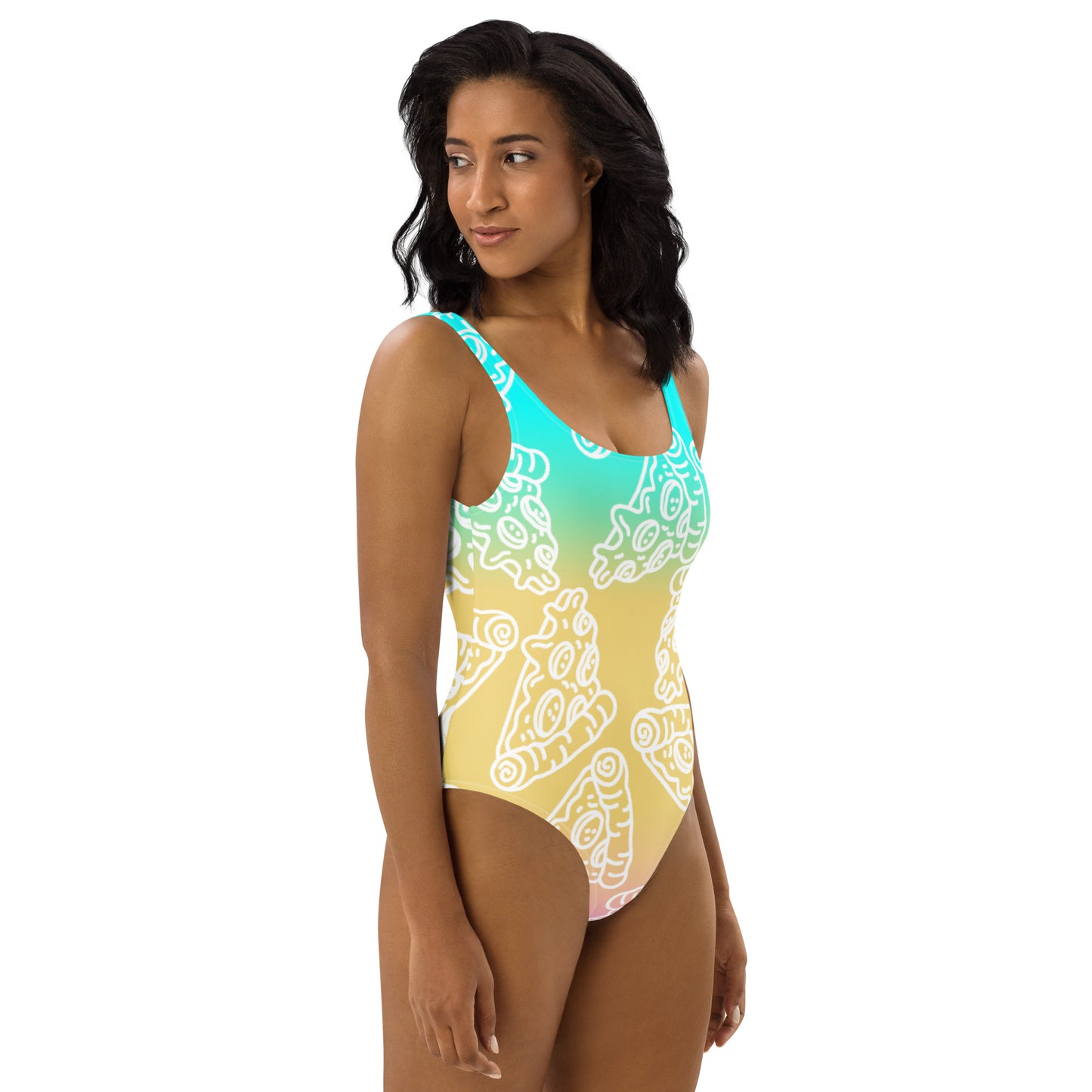 Tropical Pizza One-Piece Swimsuit