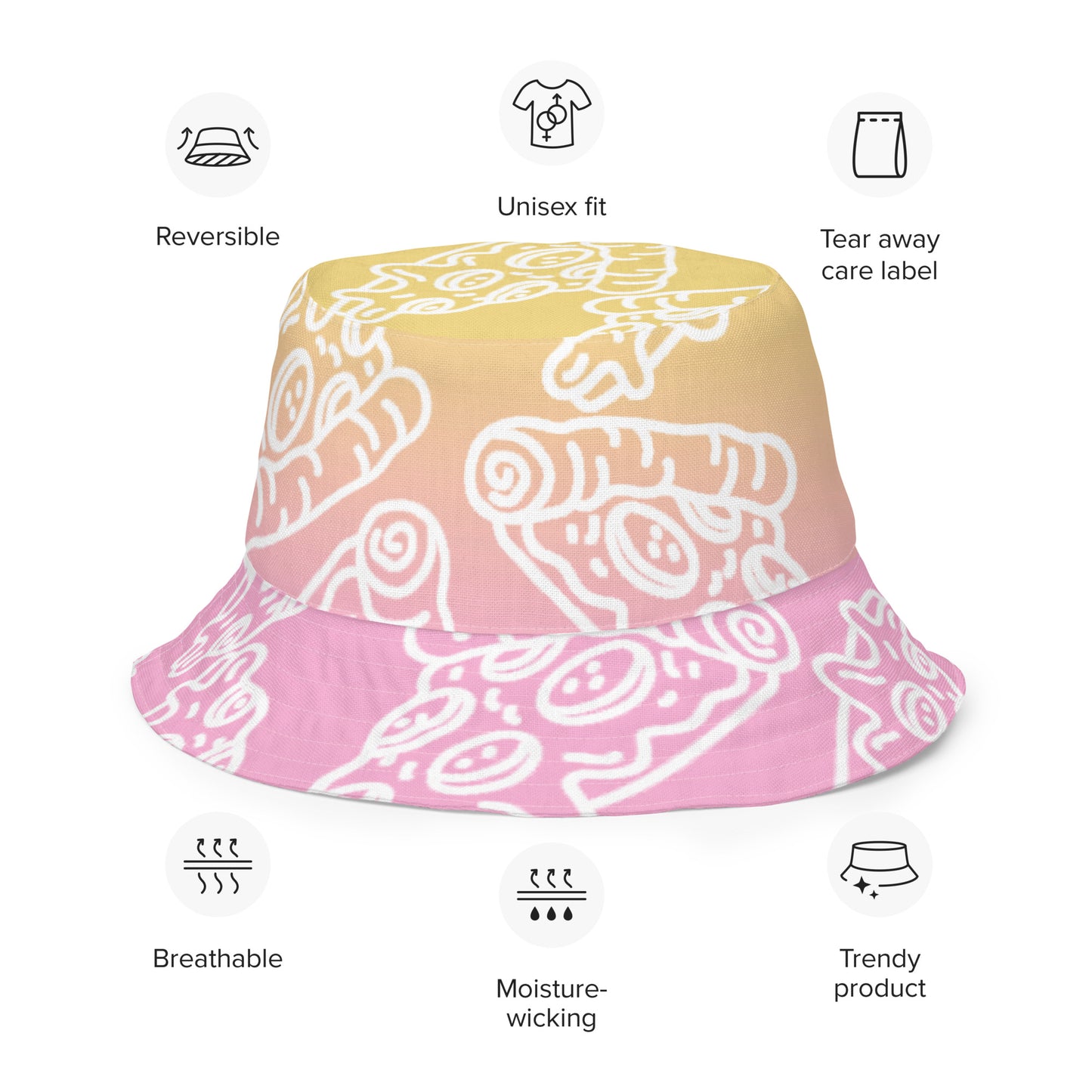Reversible bucket hat