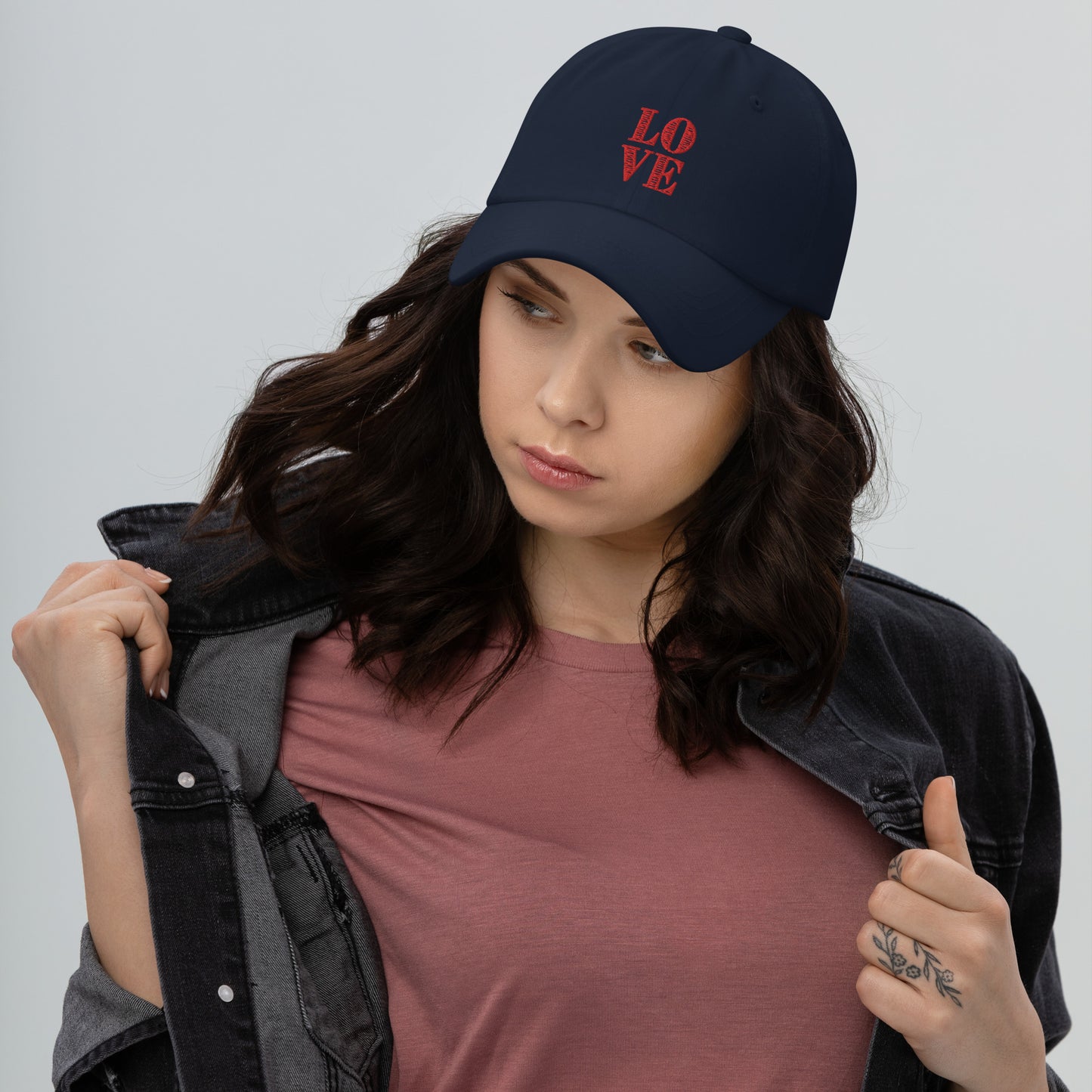 Love Embordered Hat