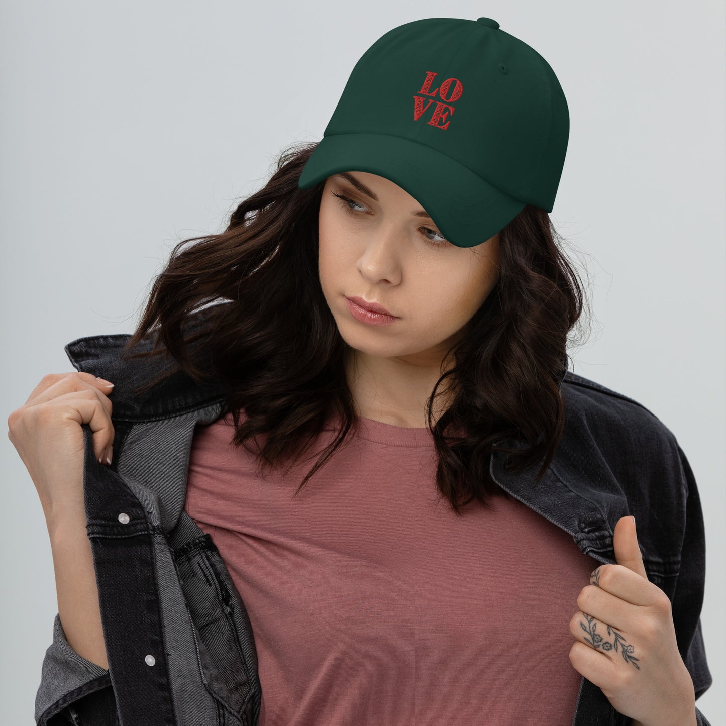 Love Embordered Hat