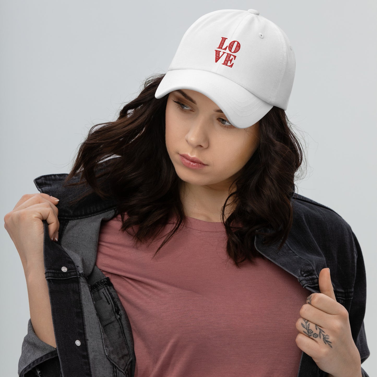 Love Embordered Hat