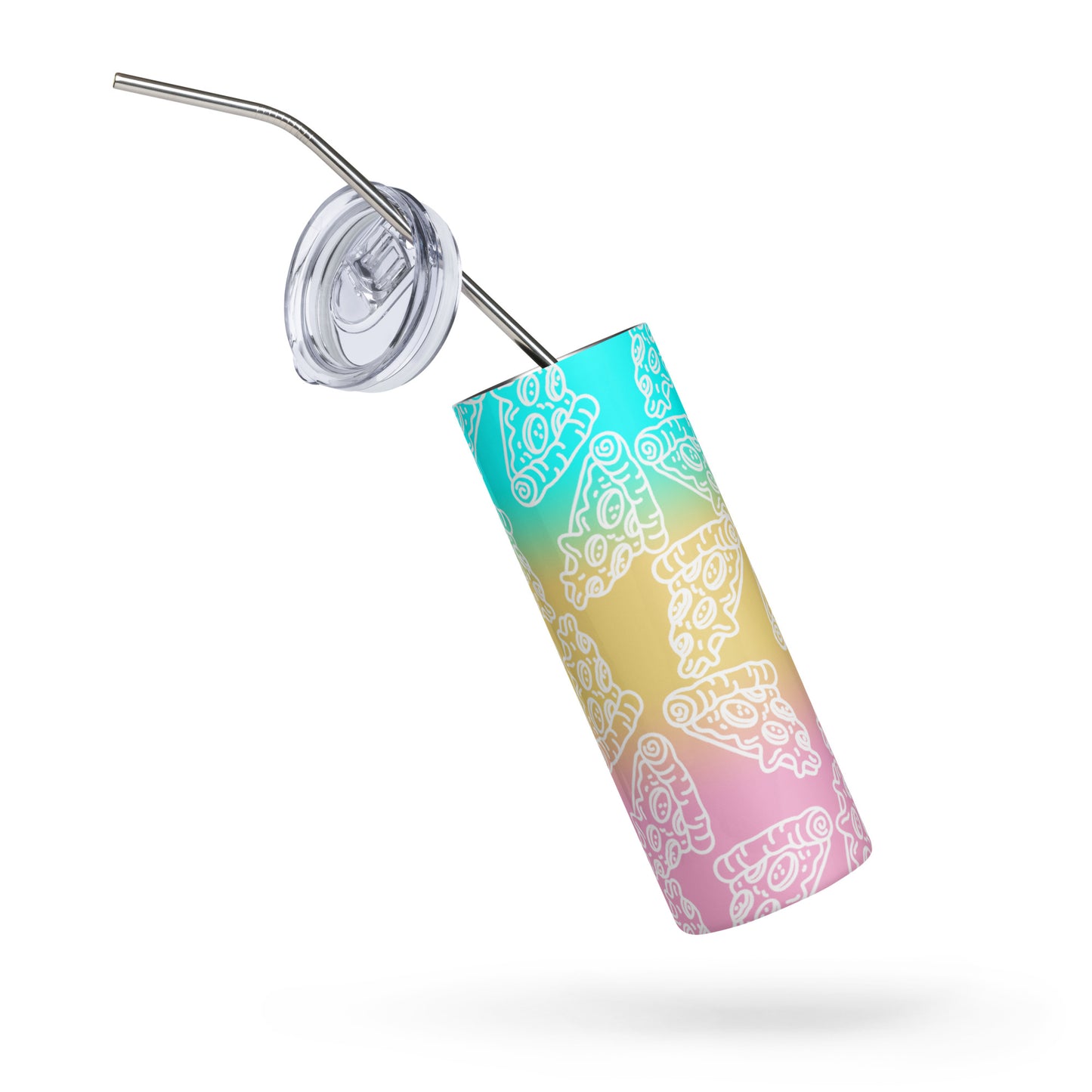 Pizza Tropical Stainless Steel Tumbler