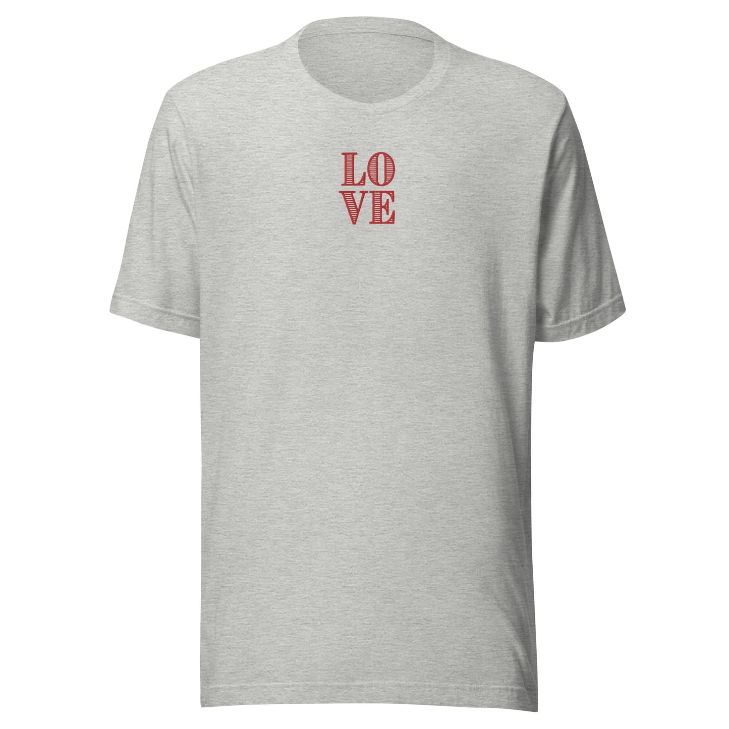 Love Embroidery Unisex T-shirt