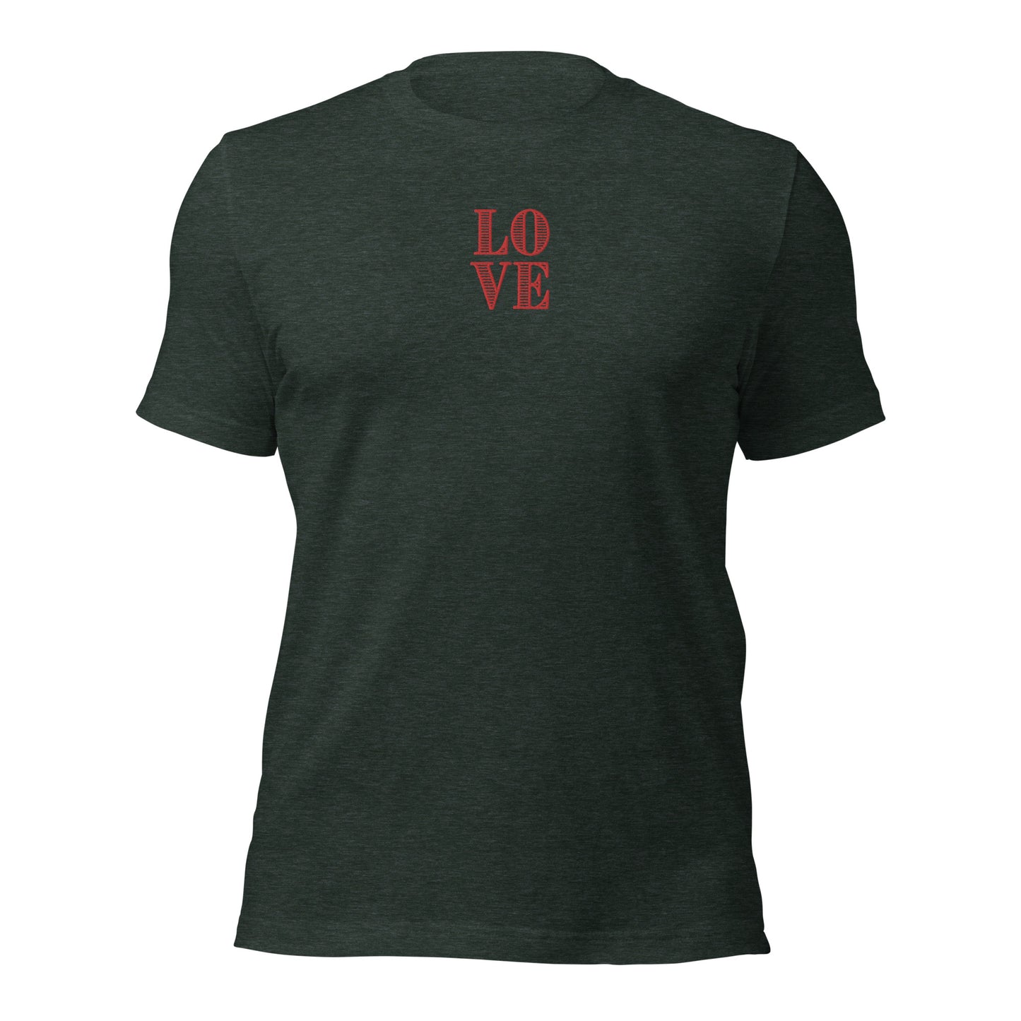 Love Embroidery Unisex T-shirt
