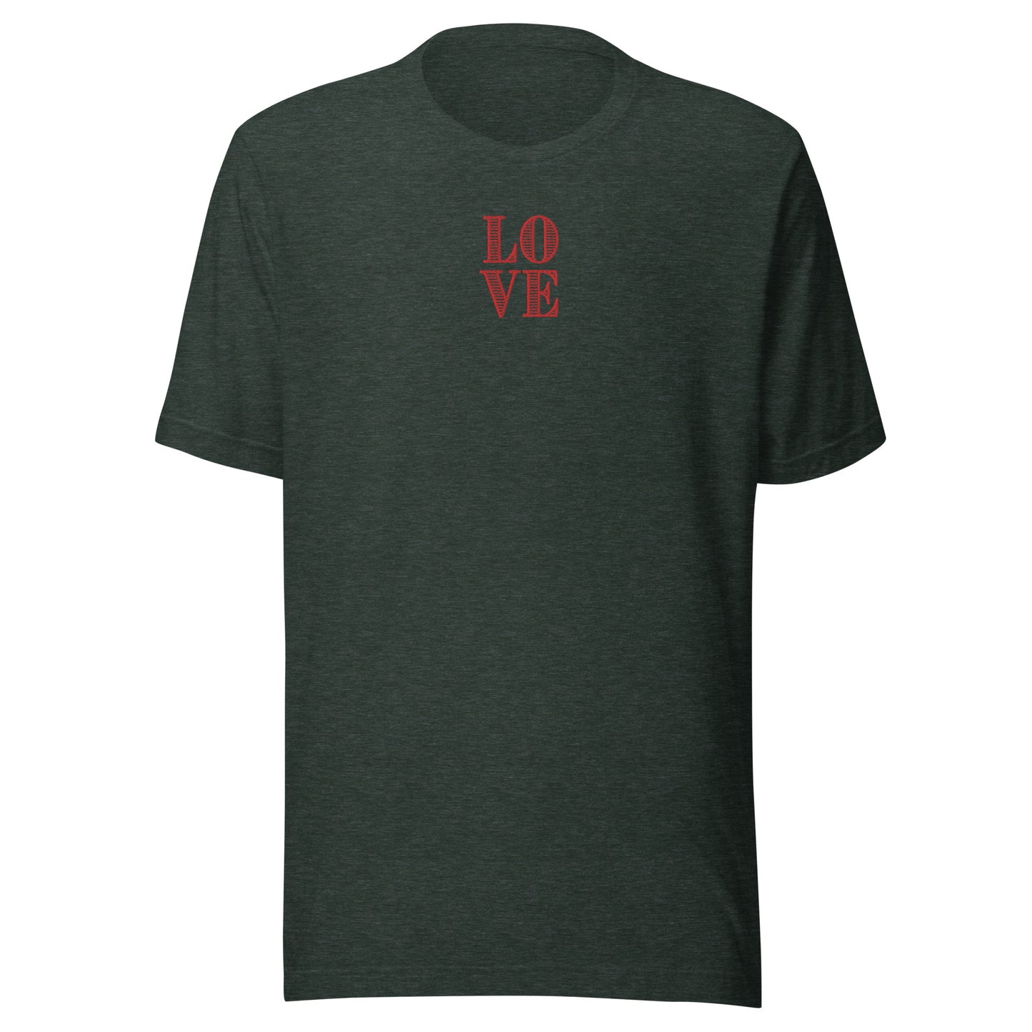 Love Embroidery Unisex T-shirt