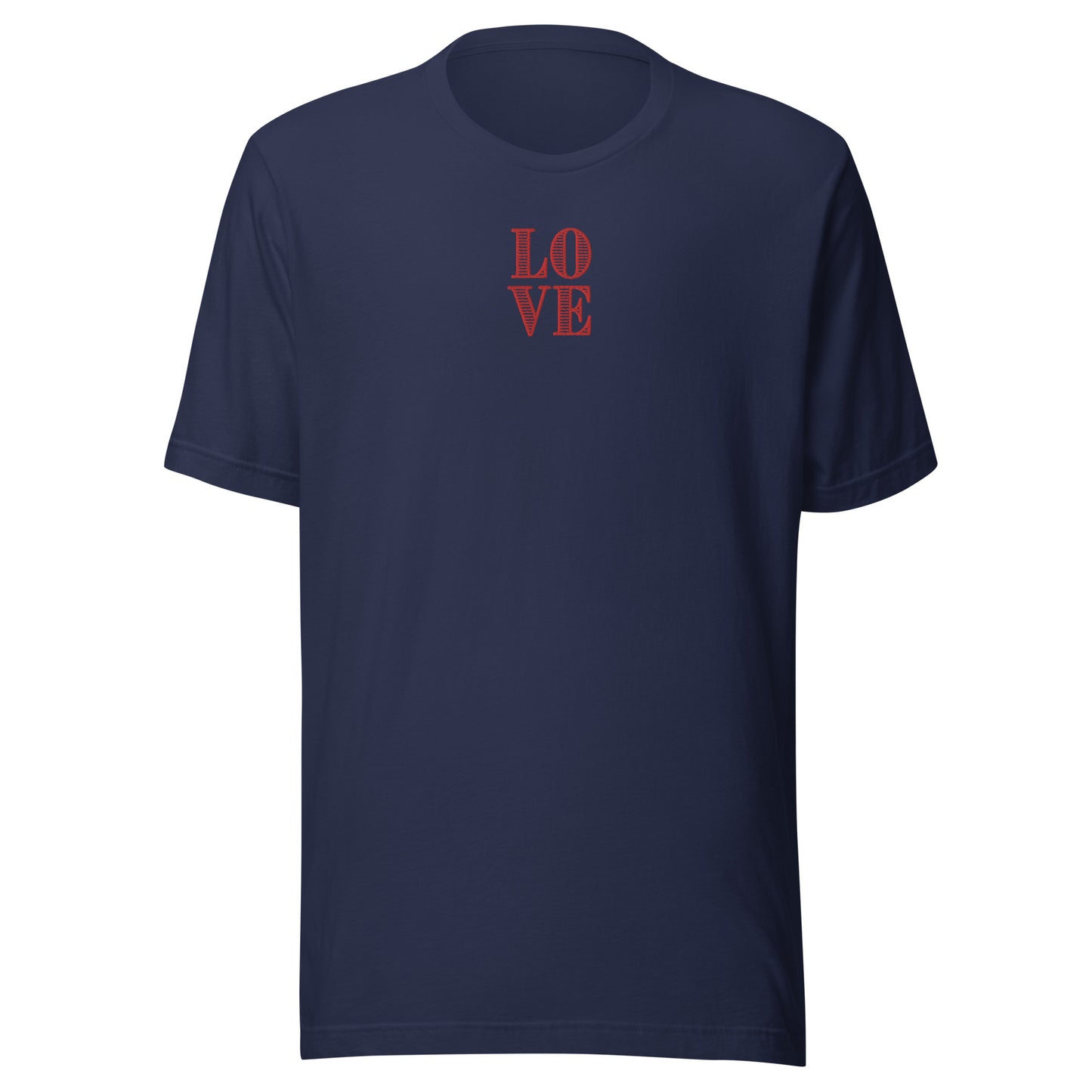 Love Embroidery Unisex T-shirt