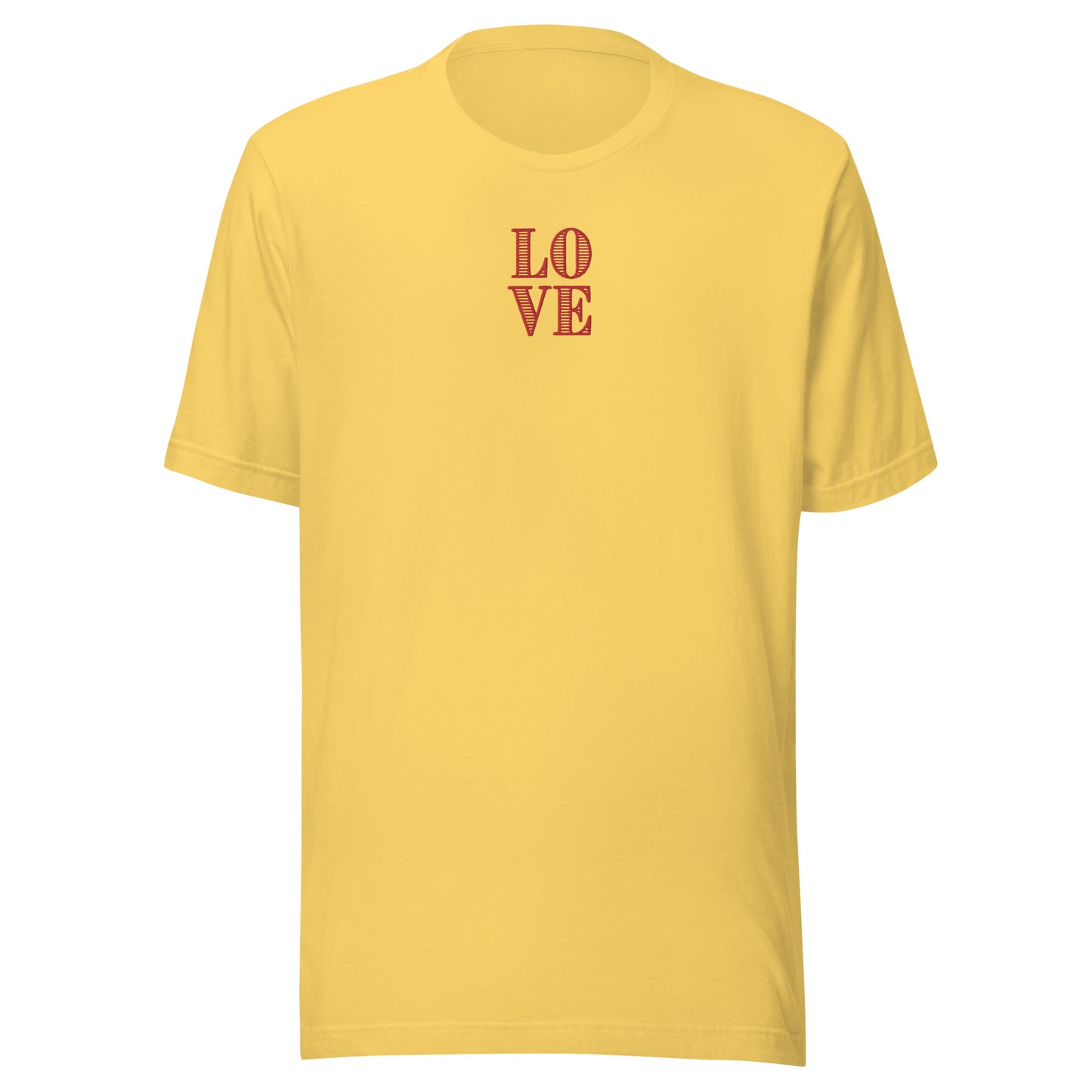 Love Embroidery Unisex T-shirt