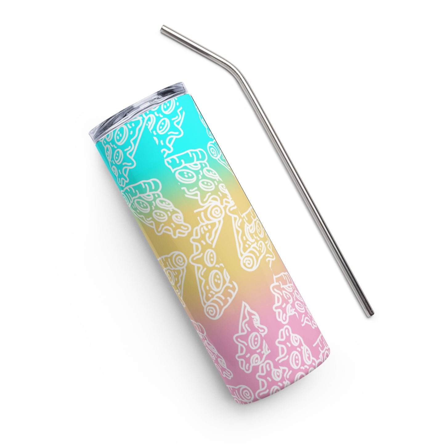 Pizza Tropical Stainless Steel Tumbler