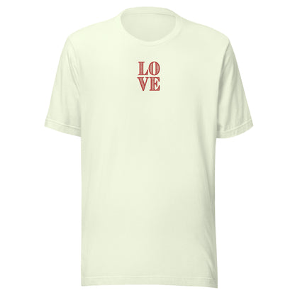 Love Embroidery Unisex T-shirt