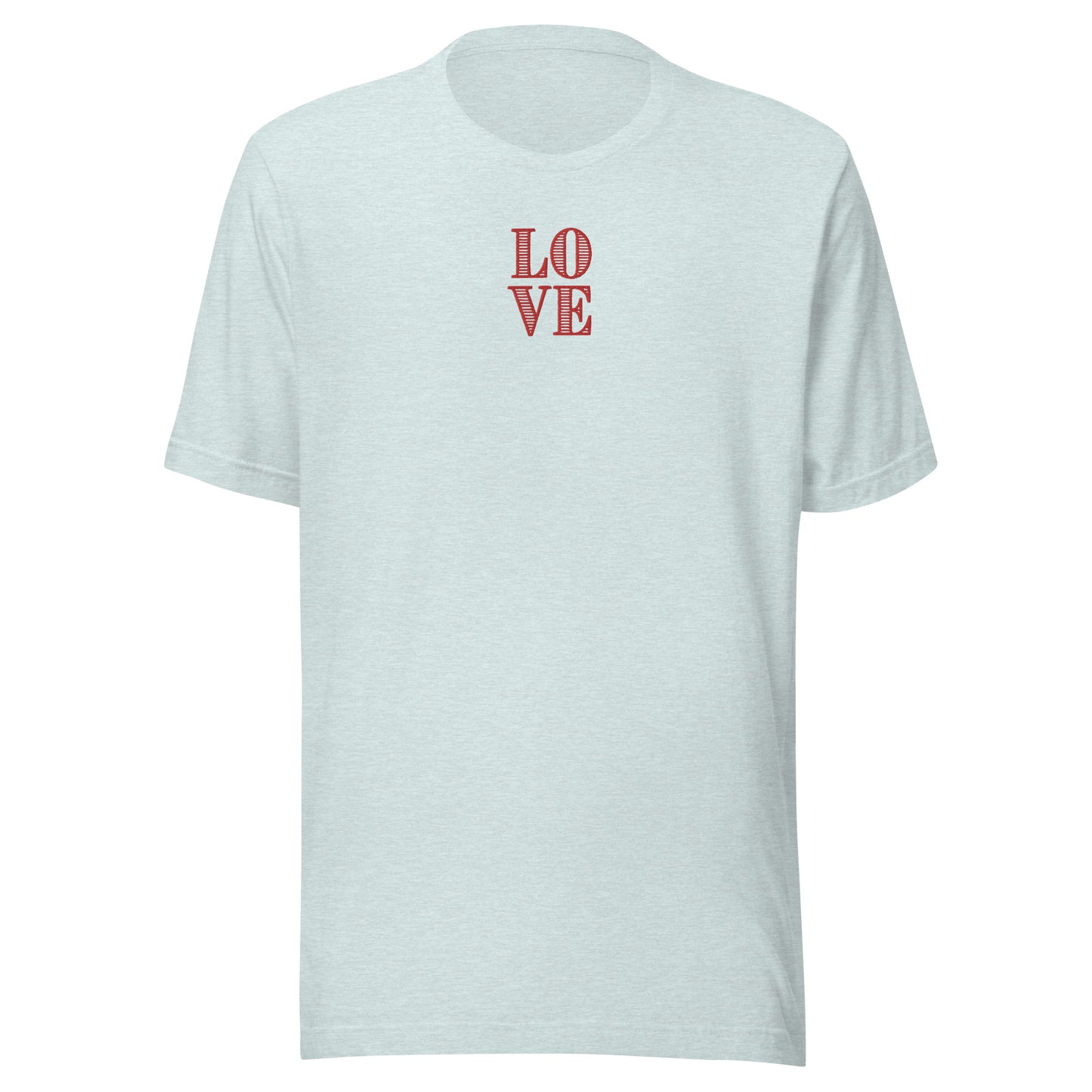 Love Embroidery Unisex T-shirt